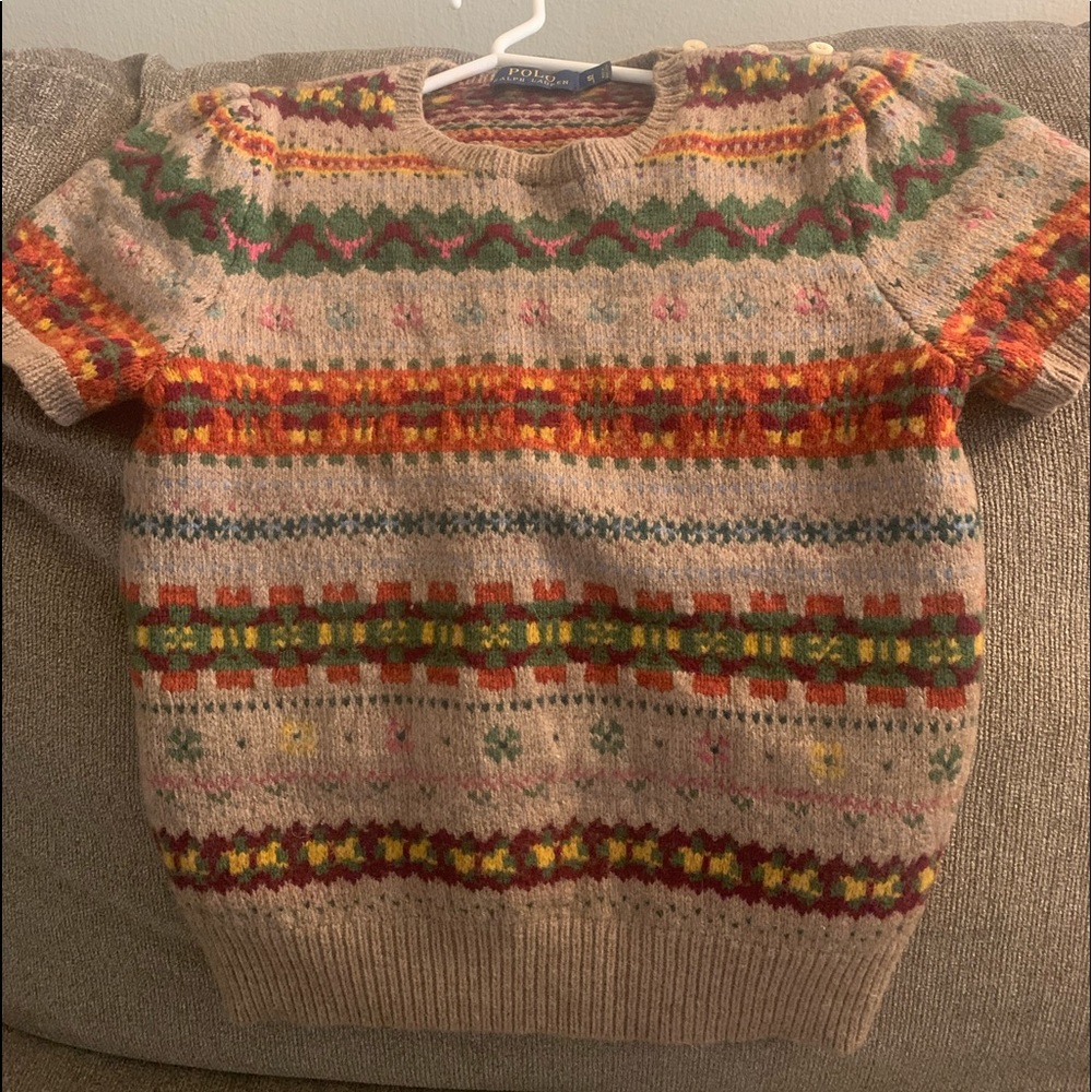 Women’s Polo Holiday Knit Sweater, size Small